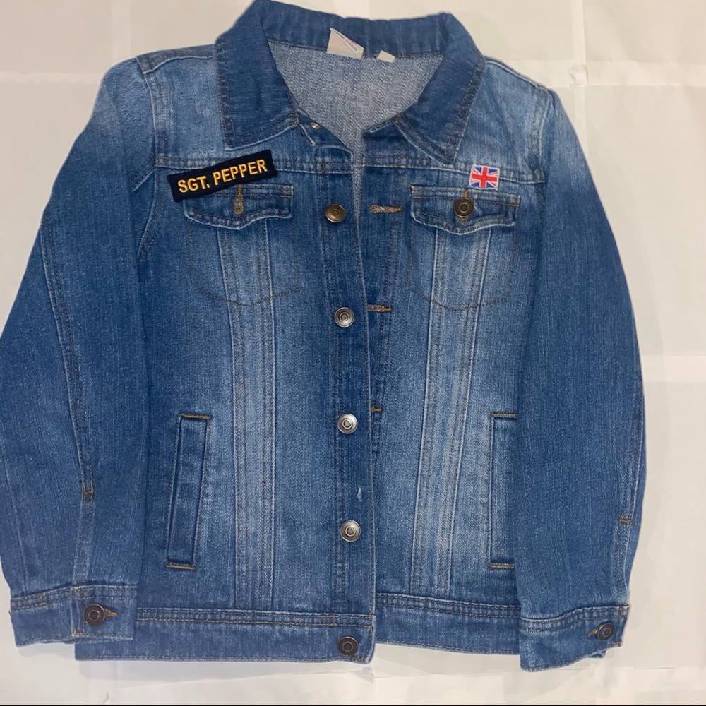 Brand Junk foods Beatles Jean jacket blue kids
